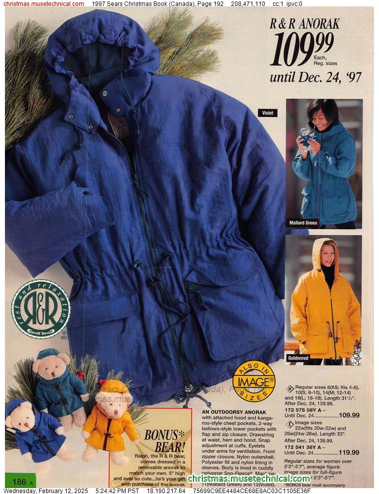 1997 Sears Christmas Book (Canada), Page 192