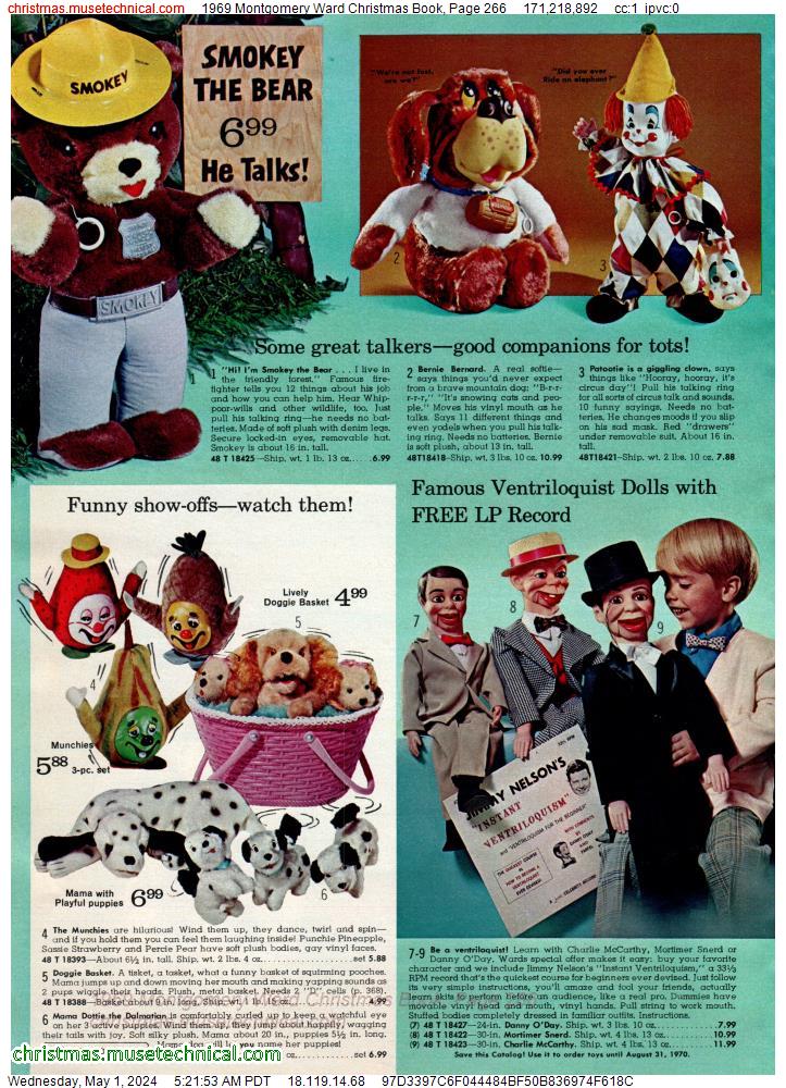 1969 Montgomery Ward Christmas Book, Page 266