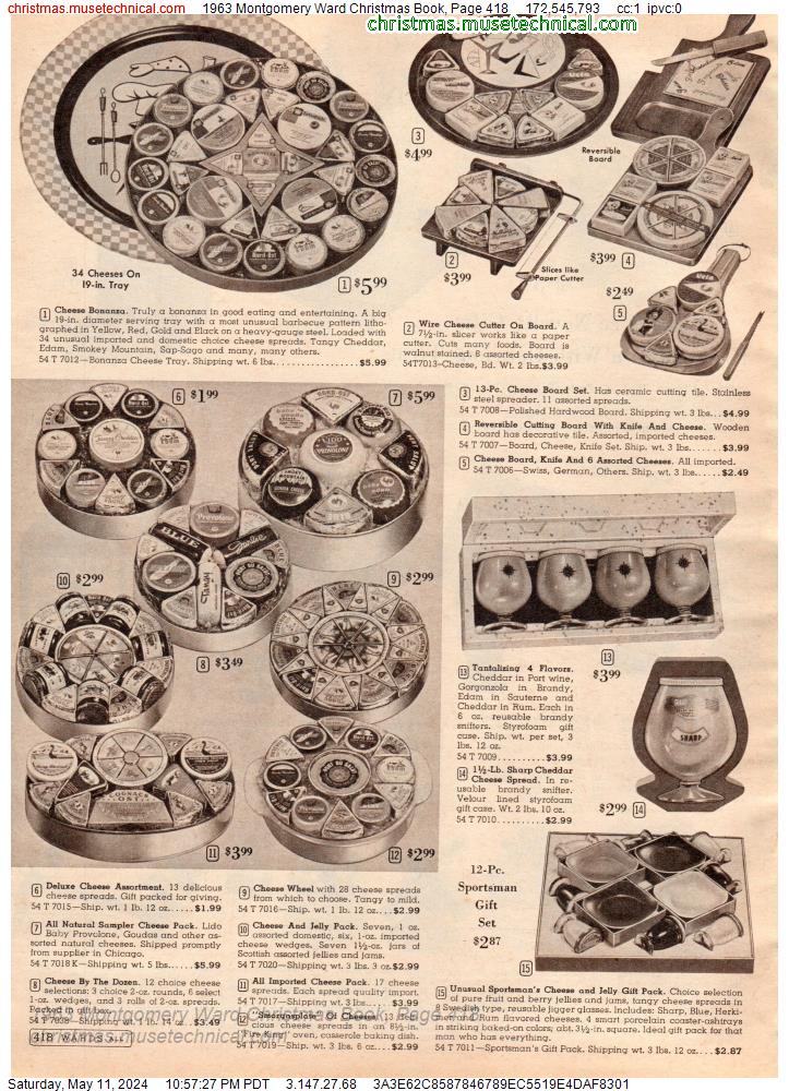 1963 Montgomery Ward Christmas Book, Page 418