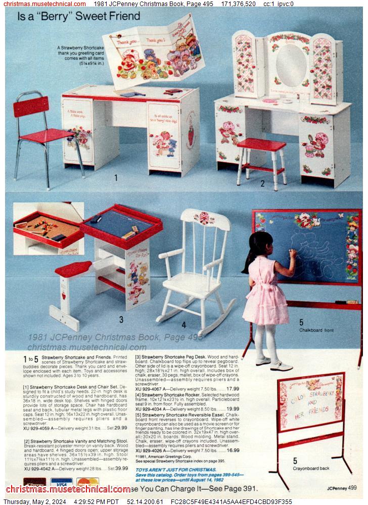 1981 JCPenney Christmas Book, Page 495