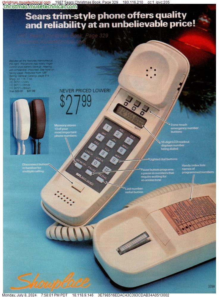 1987 Sears Christmas Book, Page 329
