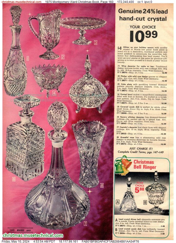 1975 Montgomery Ward Christmas Book, Page 160