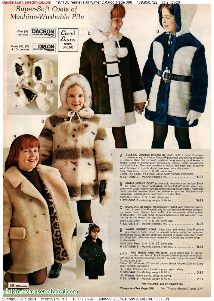 1971 JCPenney Fall Winter Catalog, Page 388