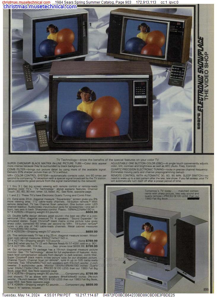 1984 Sears Spring Summer Catalog, Page 903