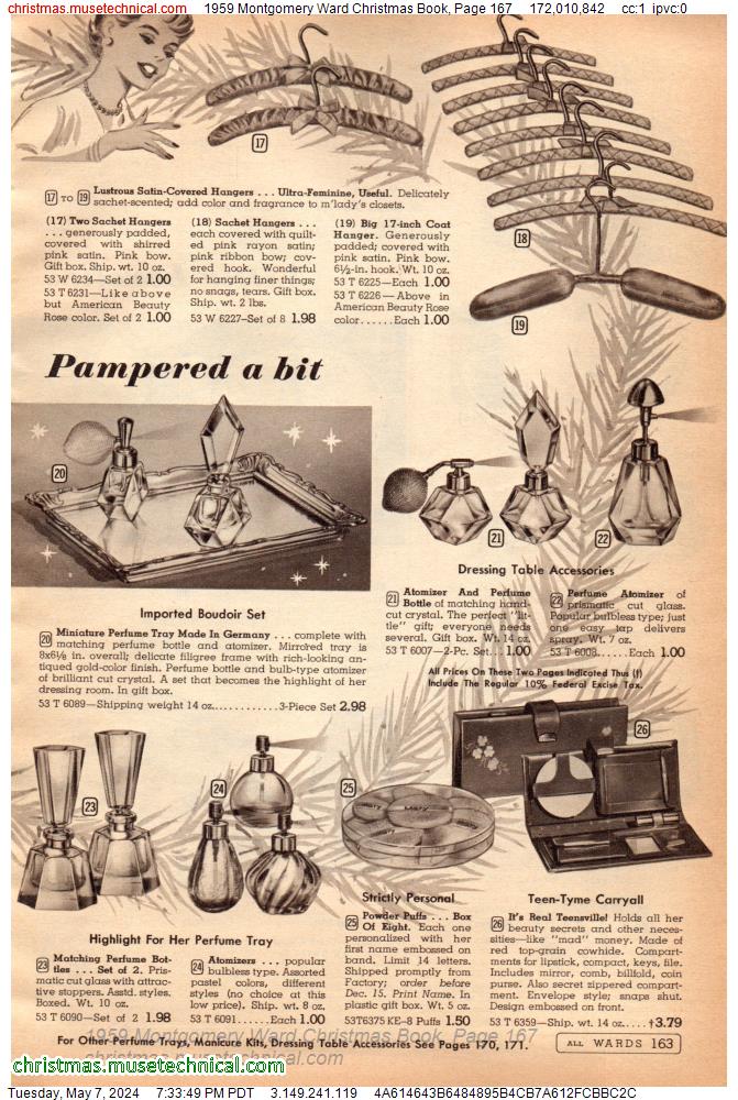 1959 Montgomery Ward Christmas Book, Page 167
