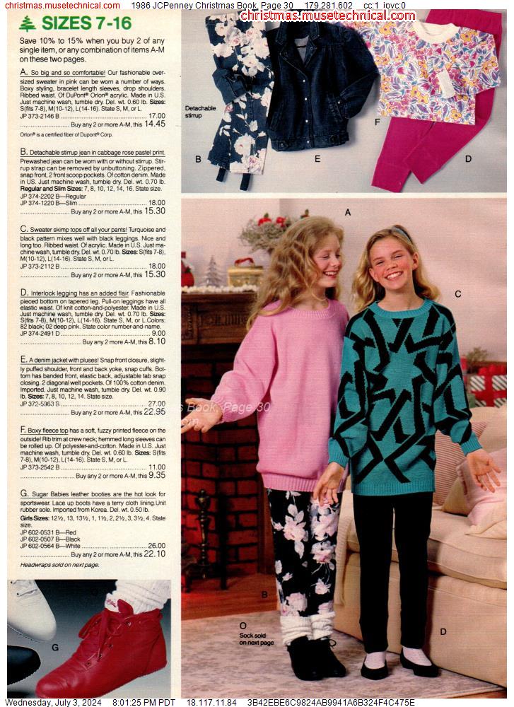 1986 JCPenney Christmas Book, Page 30
