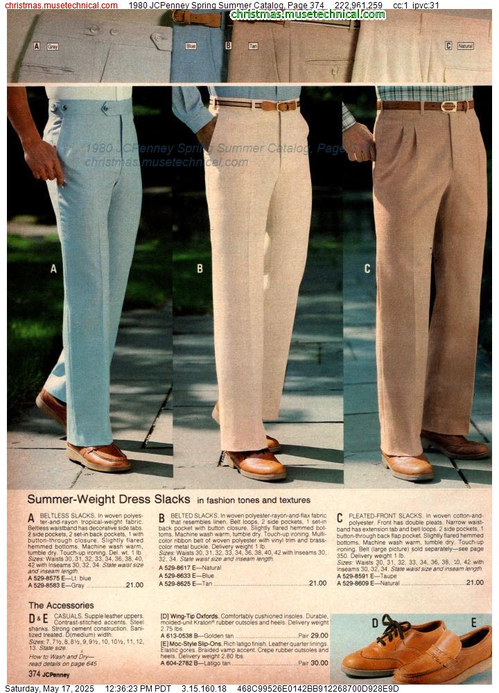 1980 JCPenney Spring Summer Catalog, Page 374