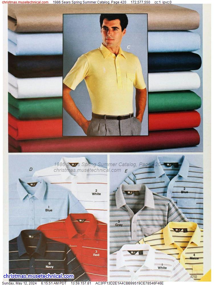 1986 Sears Spring Summer Catalog, Page 420
