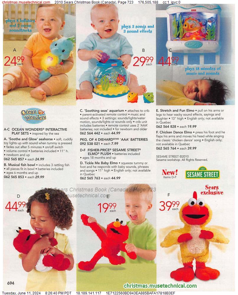 2010 Sears Christmas Book (Canada), Page 723