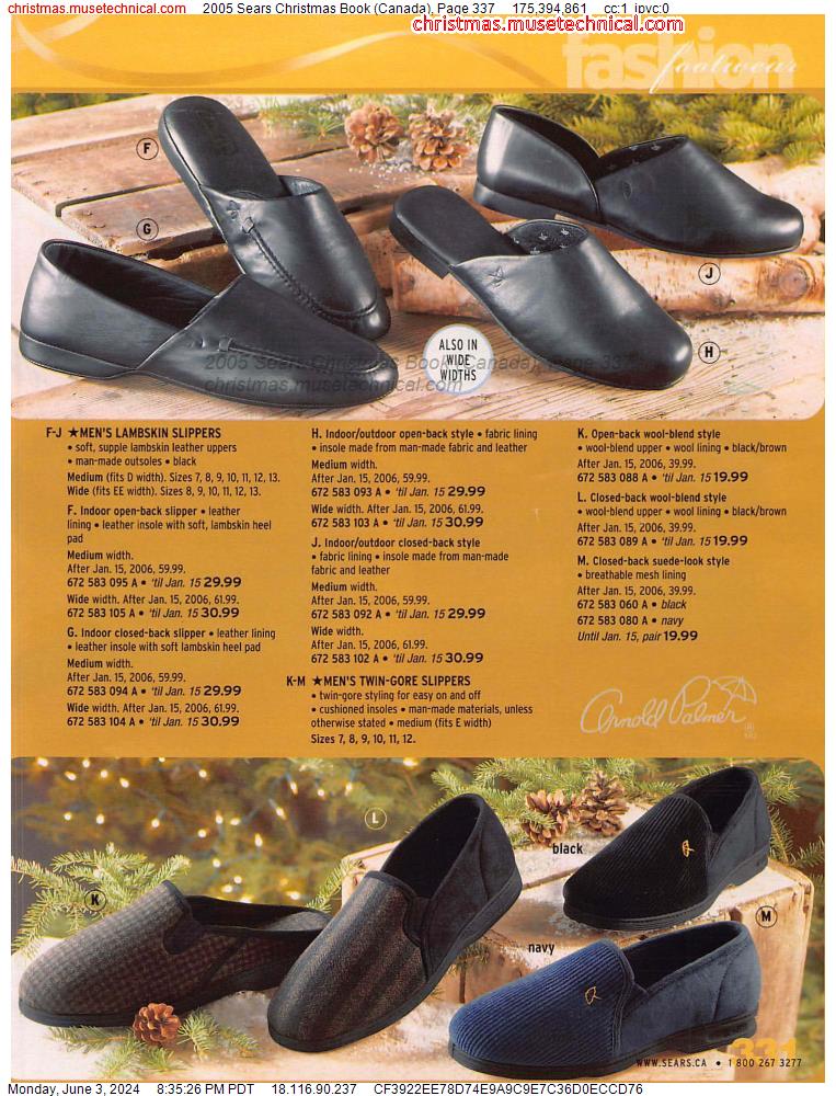 2005 Sears Christmas Book (Canada), Page 337