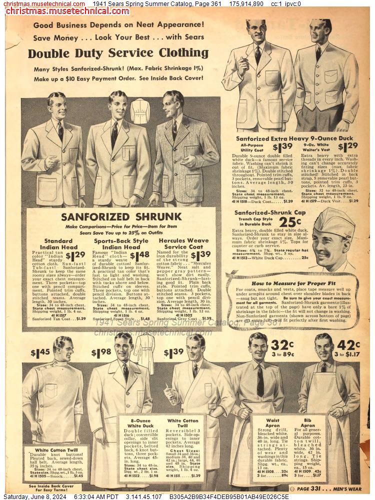 1941 Sears Spring Summer Catalog, Page 361