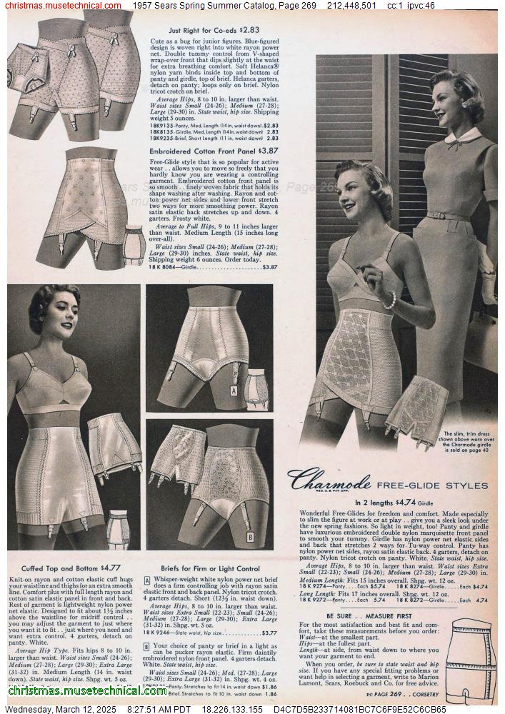 1957 Sears Spring Summer Catalog, Page 269