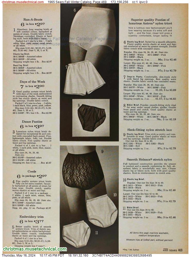 1965 Sears Fall Winter Catalog, Page 469