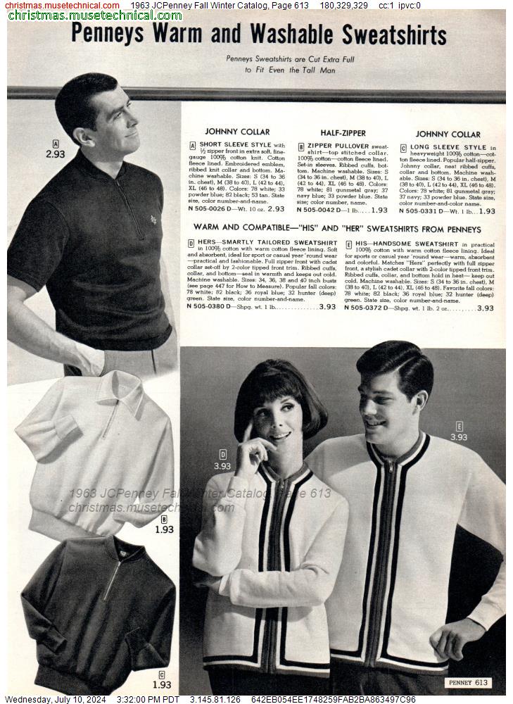 1963 JCPenney Fall Winter Catalog, Page 613