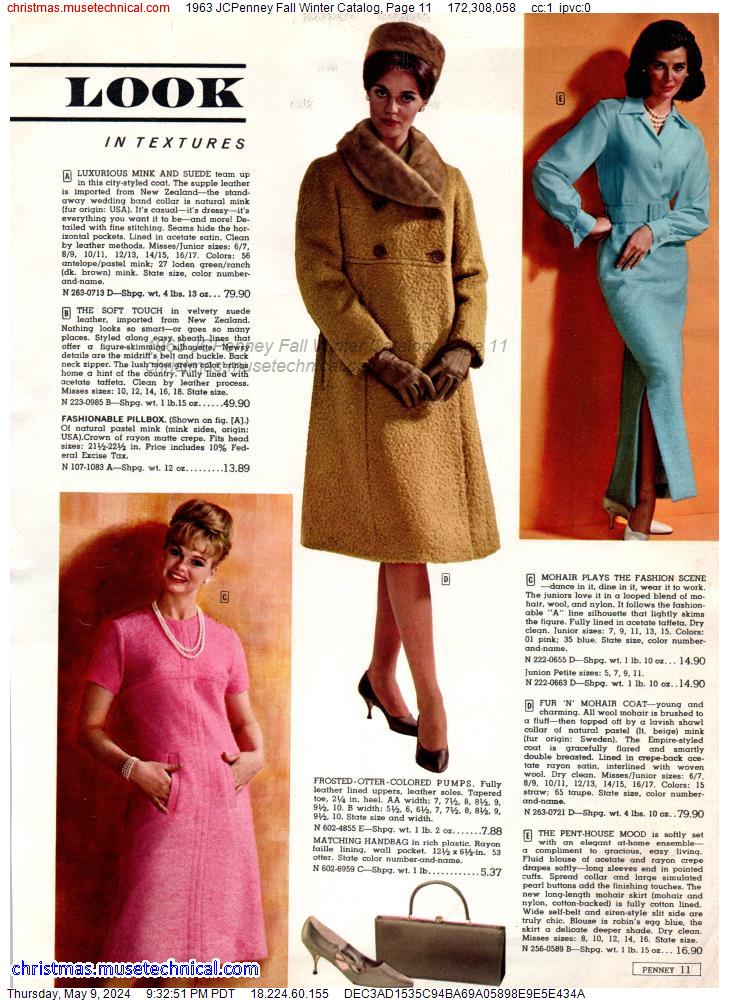 1963 JCPenney Fall Winter Catalog, Page 11