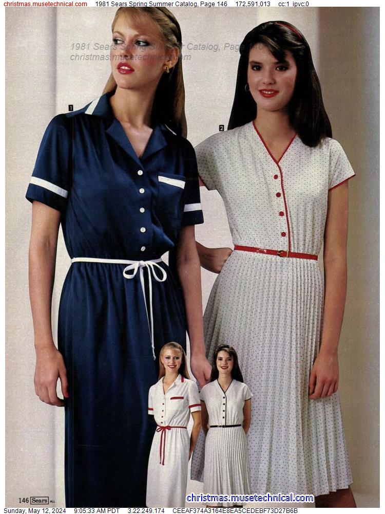 1981 Sears Spring Summer Catalog, Page 146