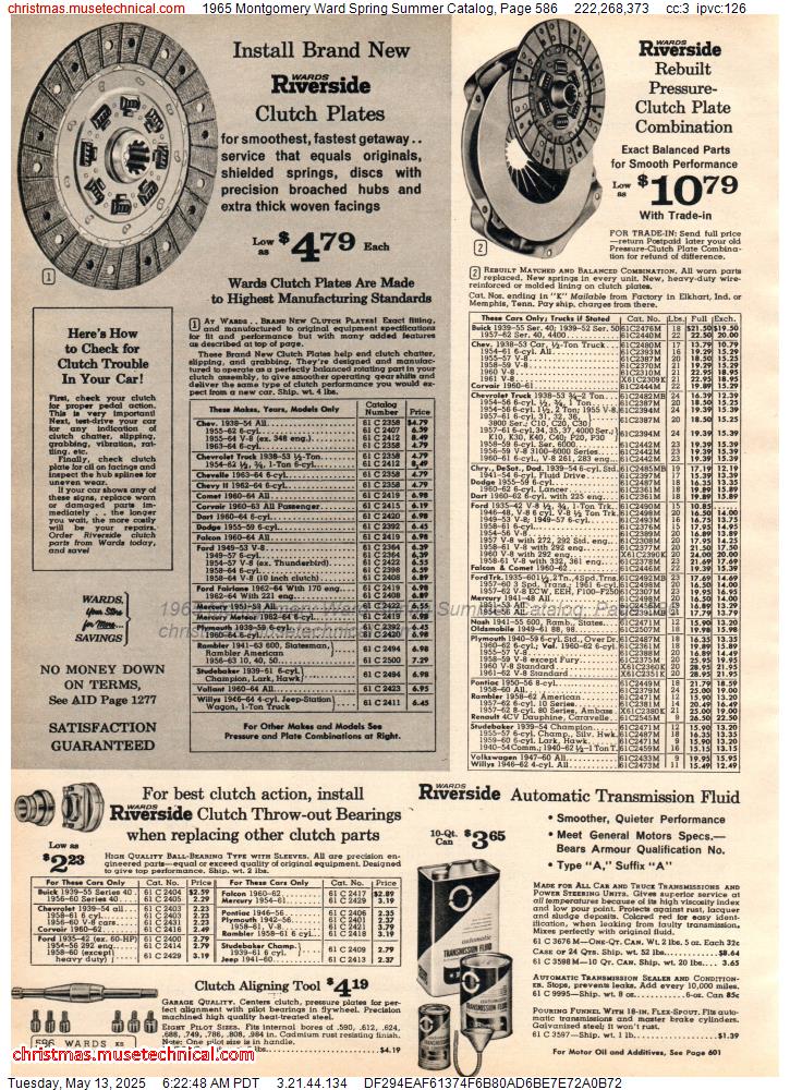 1965 Montgomery Ward Spring Summer Catalog, Page 586
