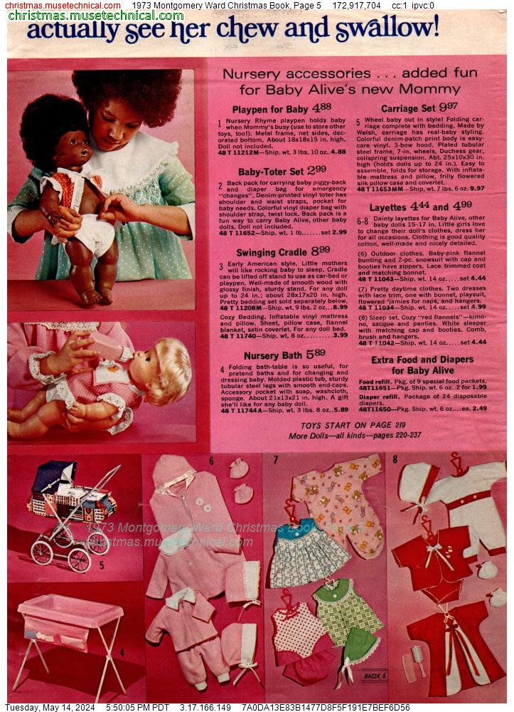 1973 Montgomery Ward Christmas Book, Page 5