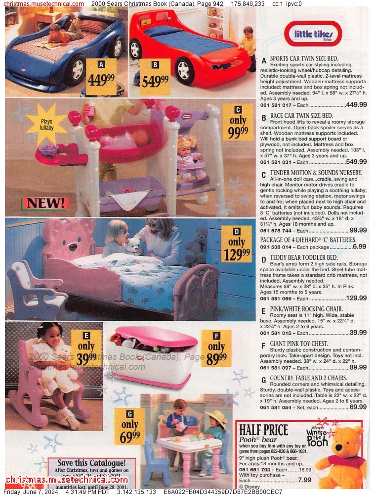 2000 Sears Christmas Book (Canada), Page 942