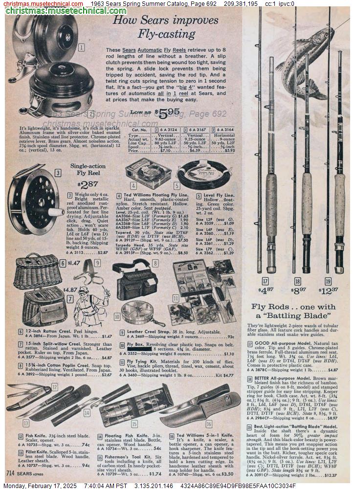 1963 Sears Spring Summer Catalog, Page 692