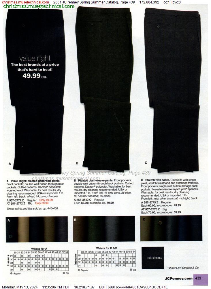 2001 JCPenney Spring Summer Catalog, Page 439