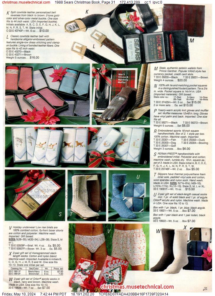 1988 Sears Christmas Book, Page 31