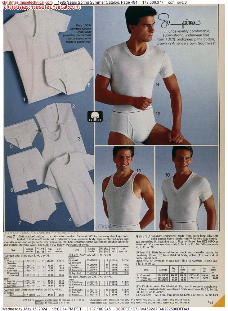 1985 Sears Spring Summer Catalog, Page 494