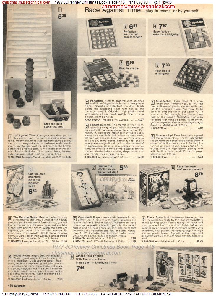 1977 JCPenney Christmas Book, Page 416