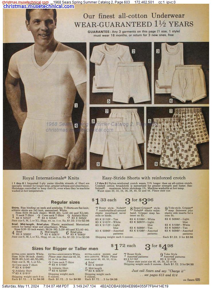 1968 Sears Spring Summer Catalog 2, Page 603
