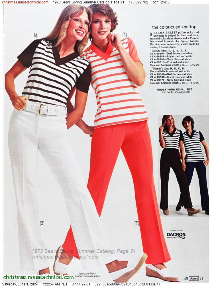 1973 Sears Spring Summer Catalog, Page 31