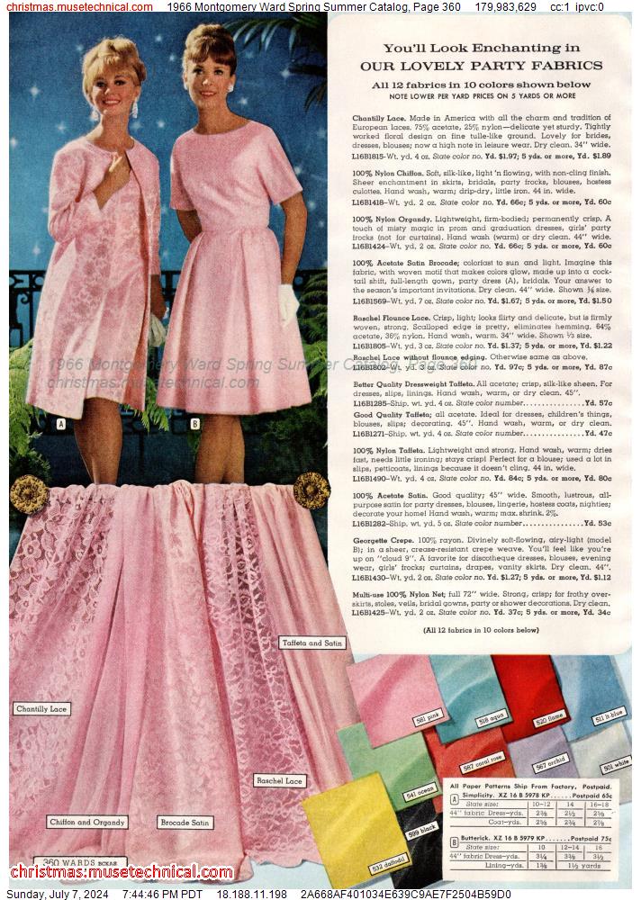 1966 Montgomery Ward Spring Summer Catalog, Page 360