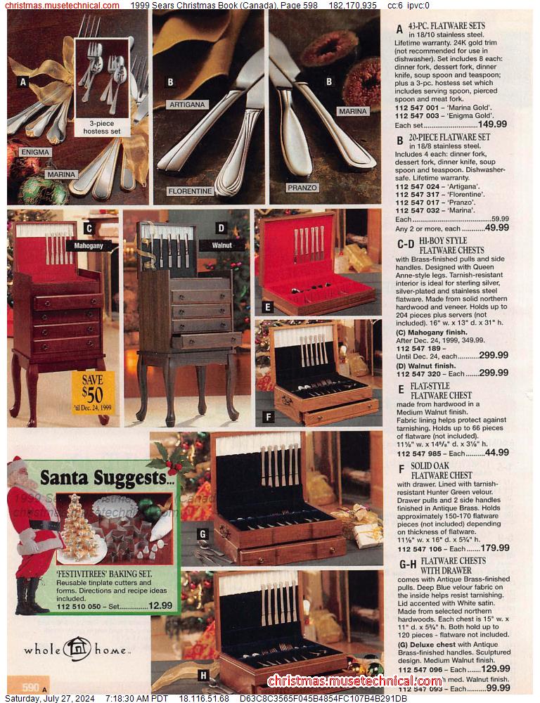 1999 Sears Christmas Book (Canada), Page 598