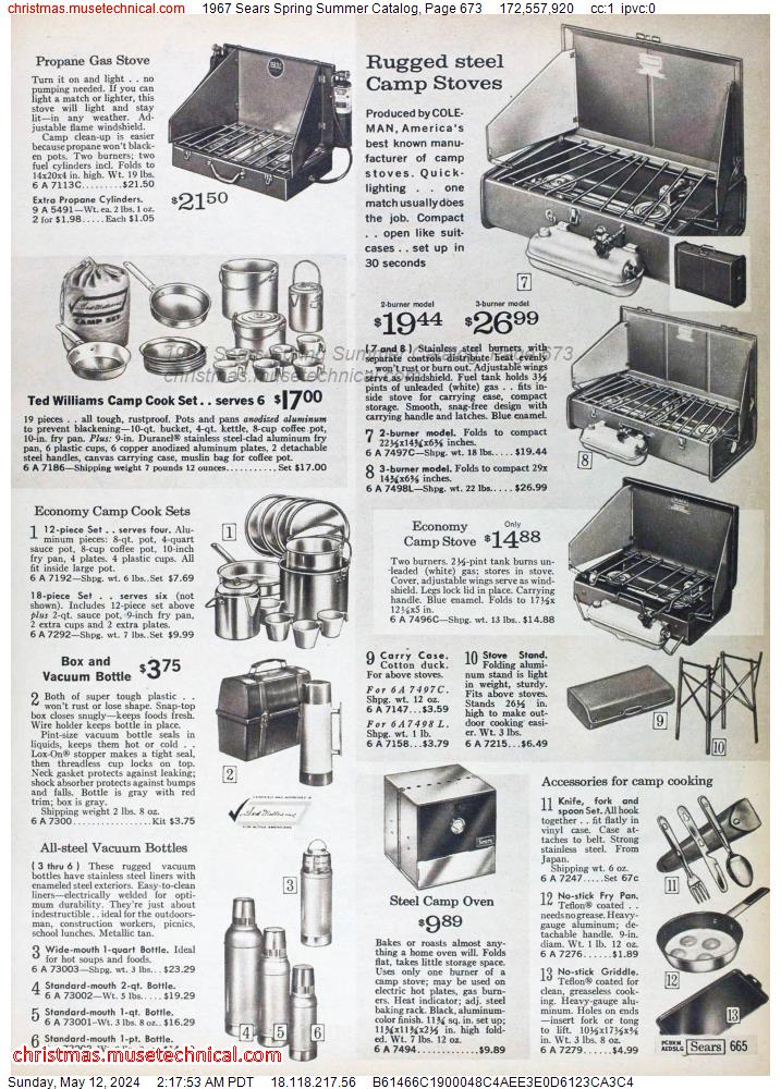 1967 Sears Spring Summer Catalog, Page 673