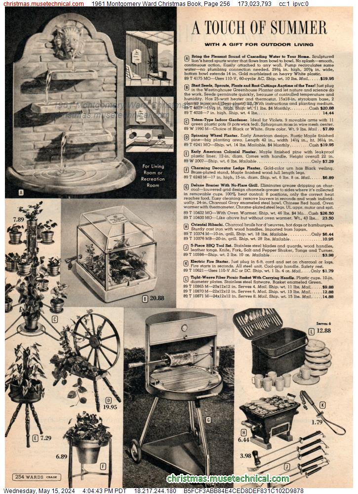 1961 Montgomery Ward Christmas Book, Page 256