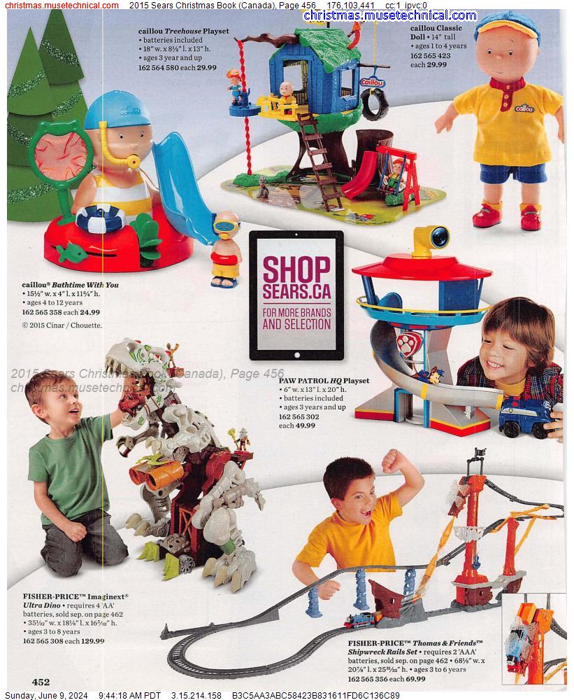 2015 Sears Christmas Book (Canada), Page 456