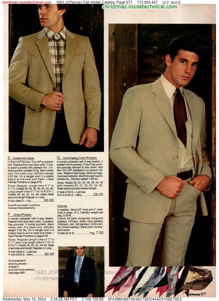 1983 JCPenney Fall Winter Catalog, Page 577