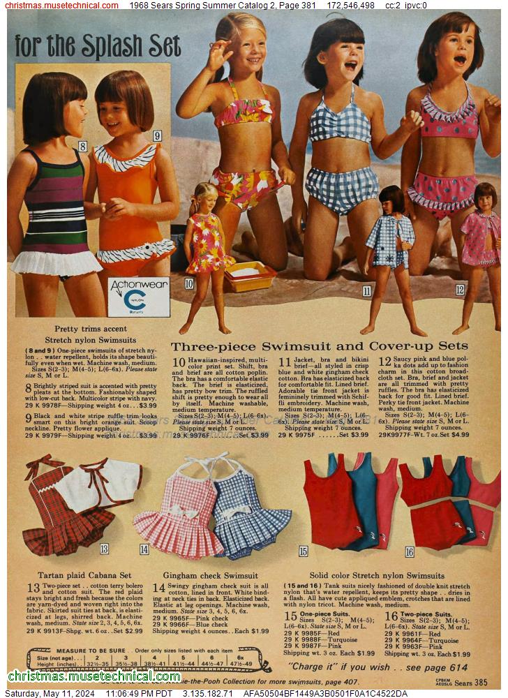 1968 Sears Spring Summer Catalog 2, Page 381