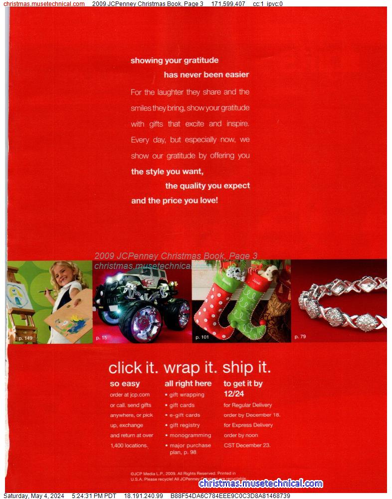 2009 JCPenney Christmas Book, Page 3