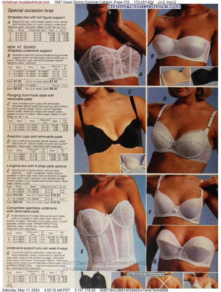1987 Sears Spring Summer Catalog, Page 170