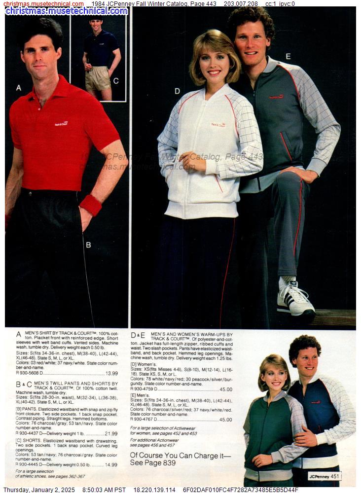 1984 JCPenney Fall Winter Catalog, Page 443