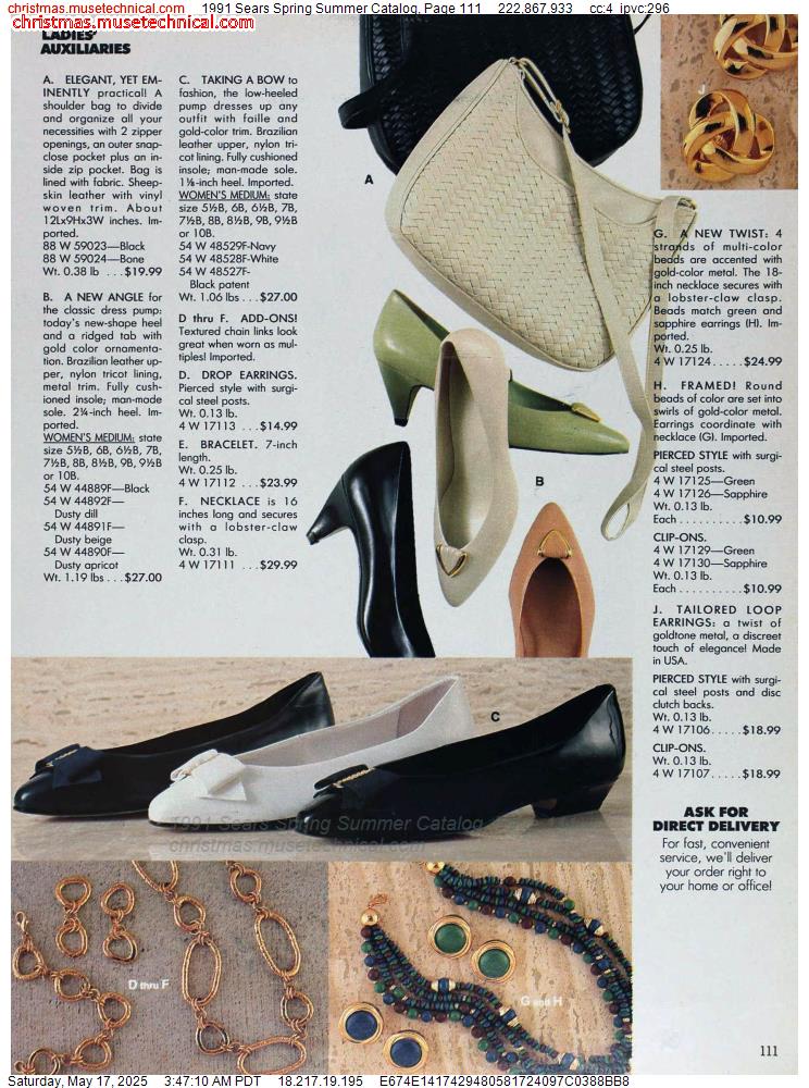 1991 Sears Spring Summer Catalog, Page 111