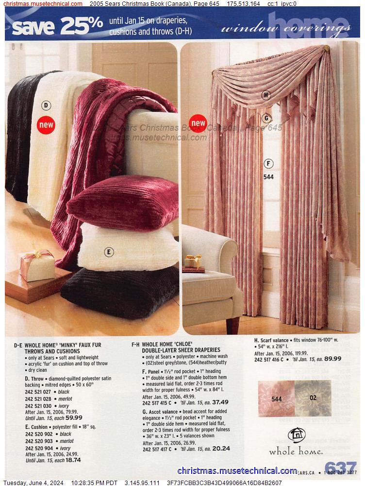 2005 Sears Christmas Book (Canada), Page 645