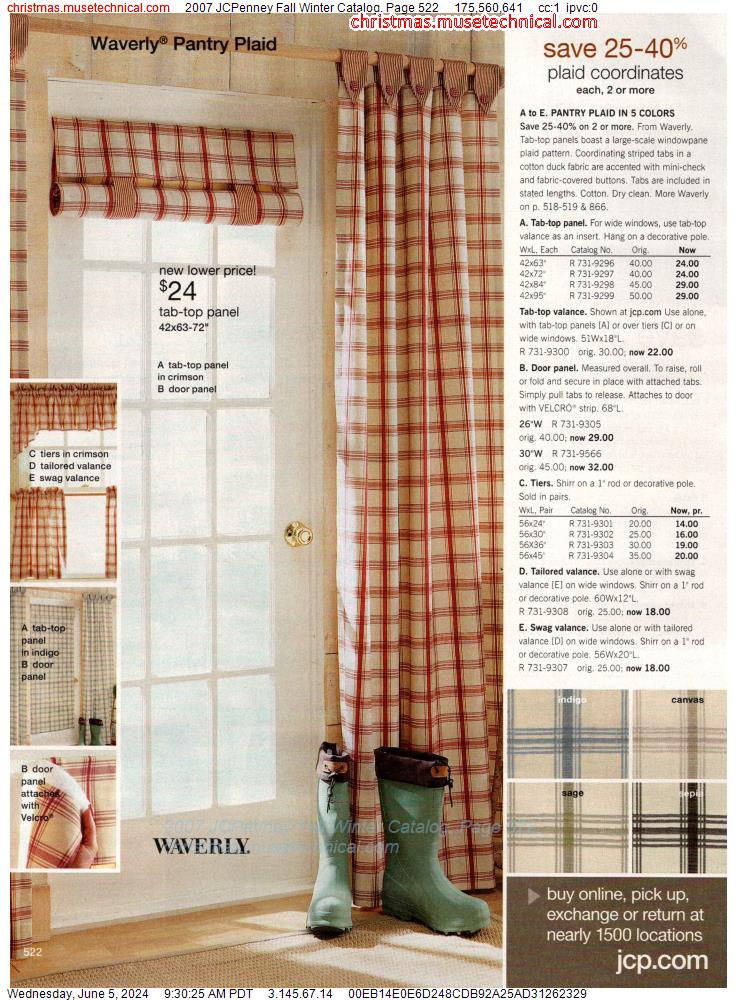 2007 JCPenney Fall Winter Catalog, Page 522