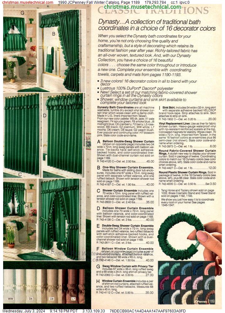 1990 JCPenney Fall Winter Catalog, Page 1189