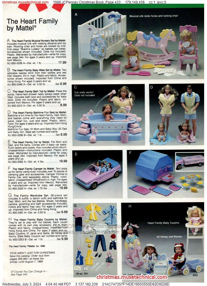 1988 JCPenney Christmas Book, Page 433 - Catalogs & Wishbooks