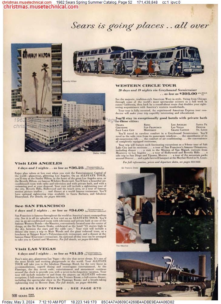 1962 Sears Spring Summer Catalog, Page 52