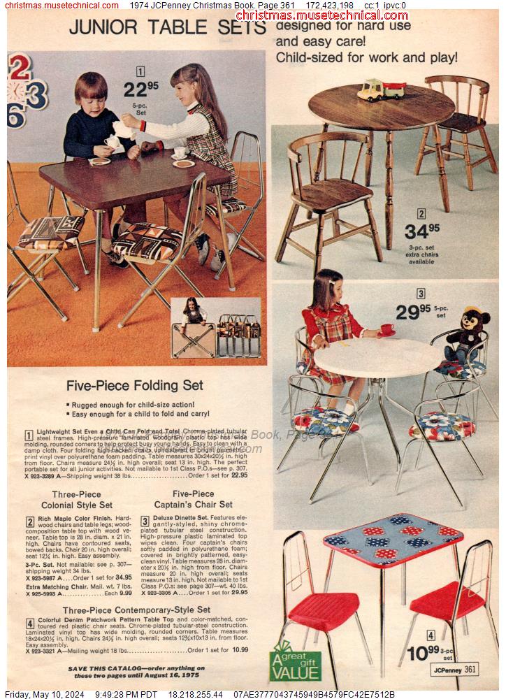 1974 JCPenney Christmas Book, Page 361