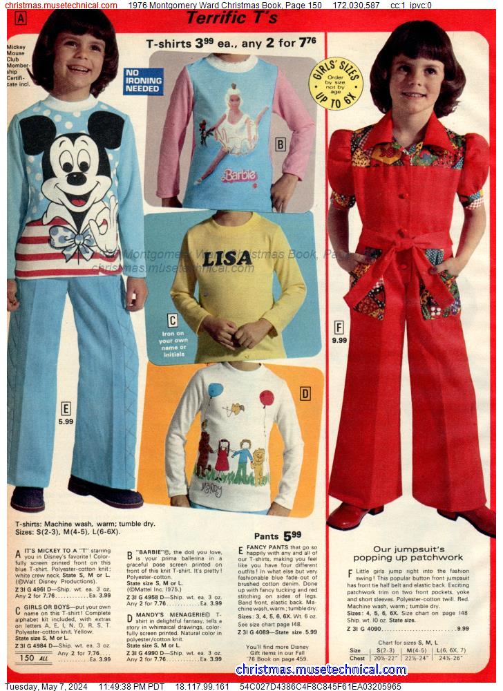 1976 Montgomery Ward Christmas Book, Page 150