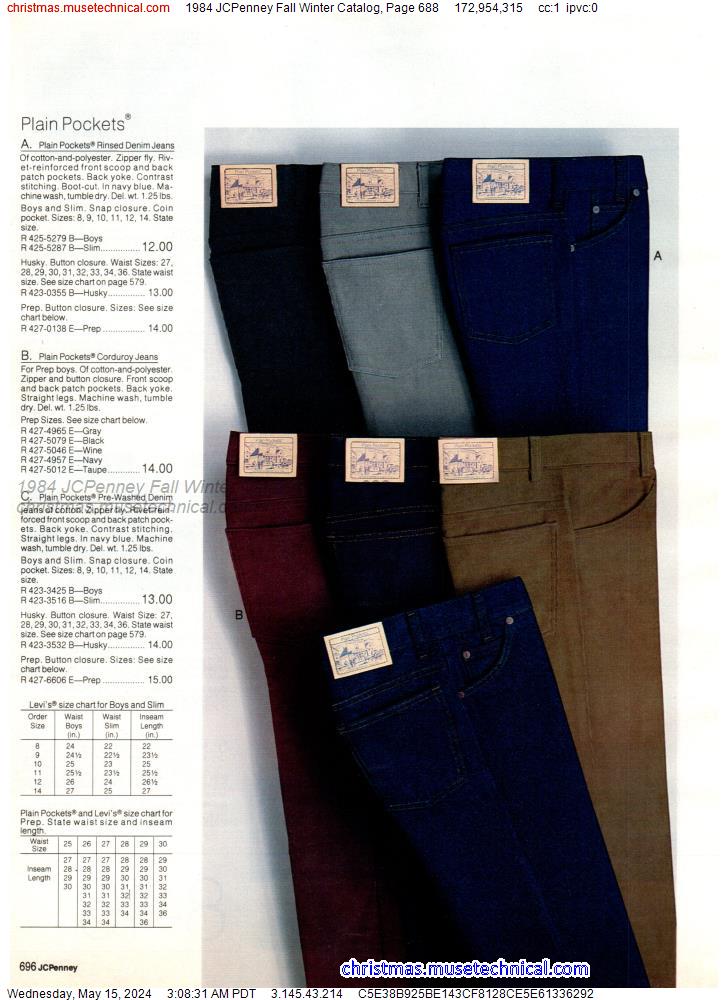 1984 JCPenney Fall Winter Catalog, Page 688