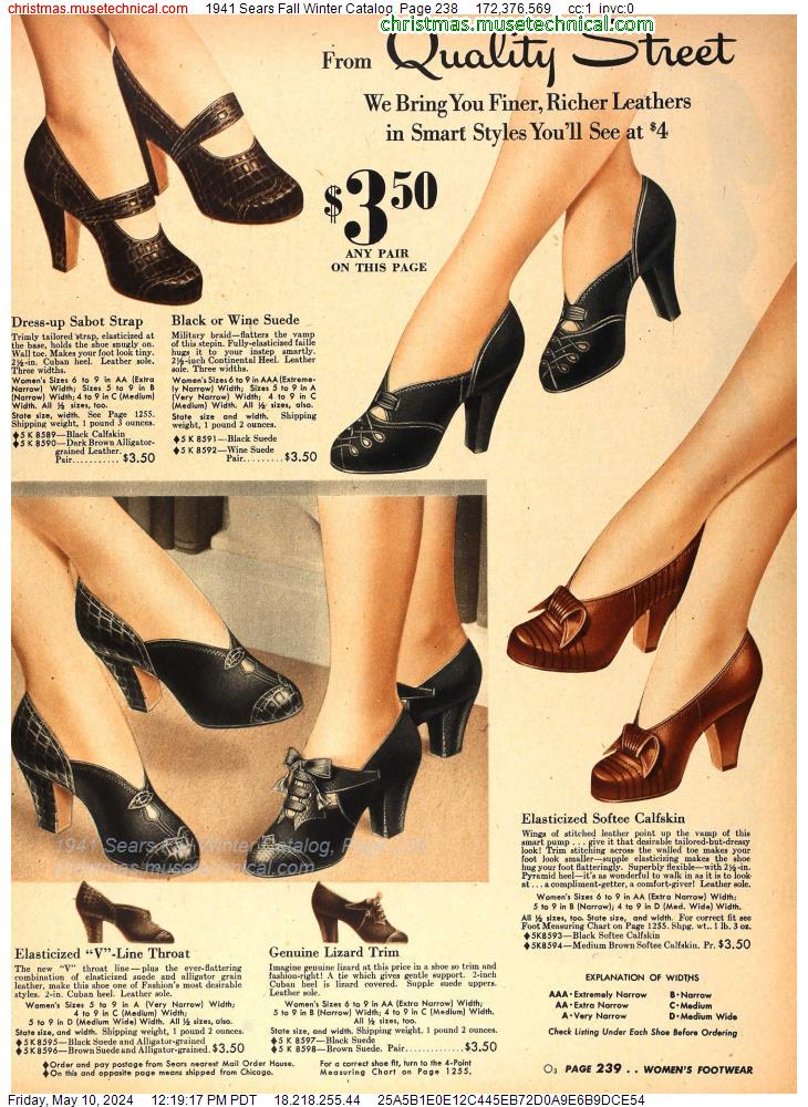 1941 Sears Fall Winter Catalog, Page 238